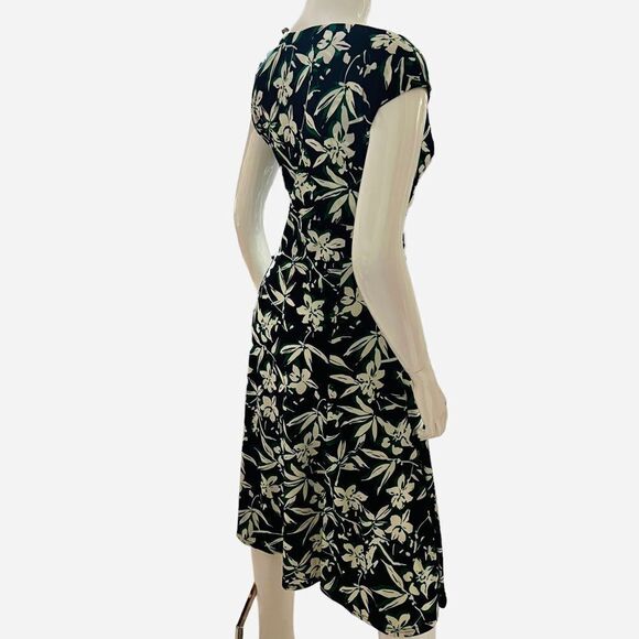 Chaps Floral Midi Dress size Small - Picture 4 of 6